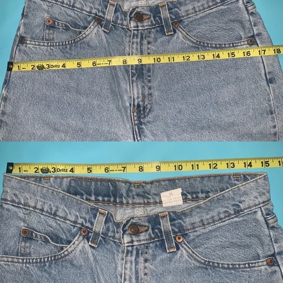 Levi Orange Tab 550 Rare Vintage Mom Jean Shorts - Picture 7 of 8